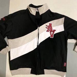 Men’s Avirex Zip-Up Mock-Neck Sweatshirt